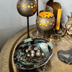 Vibrant beautiful abalone shell dish